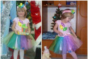 Шьём костюмы ёлочки, конфетки и принцессы на Новый год Шапочка конфетки на новый год своими руками